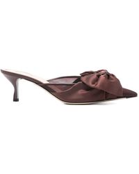 Fendi - Colibrì Satin Mules - Lyst