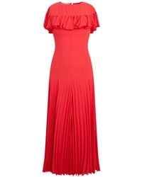 Philosophy Di Lorenzo Serafini - Ruffled Pleated Maxi Dress - Lyst