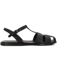 Church's - Odyssey Nappa Leather T-Strap Sandals Shoes - Lyst