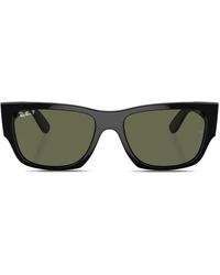 Ray-Ban - Carlos Rectangle-Frame Sunglasses - Lyst