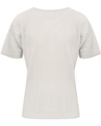 Homme Plissé Issey Miyake - Pleated T-Shirt - Lyst