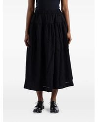 Casey Casey - Upup Gathered Midi Skirt - Lyst