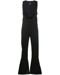 Moncler Flared Stretch Ski Salopettes - Black