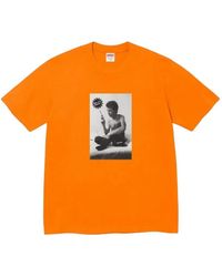 Supreme - X Larry Clark Gun Graphic-Print T-Shirt - Lyst