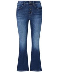 Liu Jo - Bootcut Jeans With Jewel Buttons - Lyst