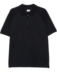 Pal Zileri - Zip-Fastening Raglan-Sleeve Polo Shirt - Lyst