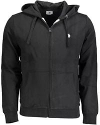 U.S. POLO ASSN. - Logo-Detail Zip-Up Hoodie - Lyst