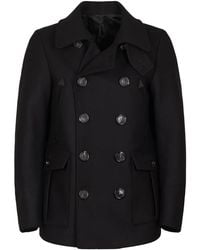 DSquared² - Double-Breasted Pocket Coat - Lyst