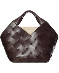 Dragon Diffusion - Botteghe Hand-Woven Leather Tote Bag - Lyst