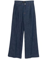 7 For All Mankind - Pleated Jeans - Lyst