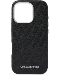 Karl Lagerfeld - ロゴ Iphone 16 Pro ケース - Lyst