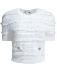 Self-Portrait - Crewneck Top - Lyst