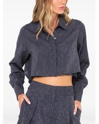 JBQ - Rennick Striped Open-Back Shirt - Lyst