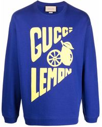 Gucci - Lemon Logo Sweatshirt - Lyst