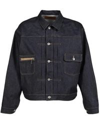 DAIRIKU - Rigid Boxy-Silhouette Denim Jacket - Lyst