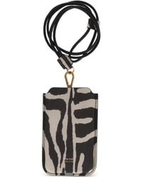 Tom Ford - Zebra-Print Detachable-Strap Phone Case - Lyst