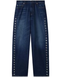 Off-White c/o Virgil Abloh - Eyelet Loose-Fit Jeans - Lyst
