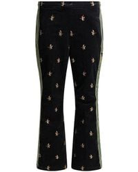 Kapital - Striped Embroidered Trousers - Lyst