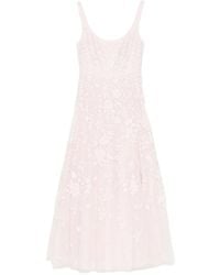 Needle & Thread - Floral-Embrodairy Dress - Lyst