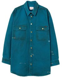 KAMIYA - Camisa Con Efecto Envejecido - Lyst
