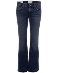 Agolde - Faded-Effect Flared-Leg Jeans - Lyst