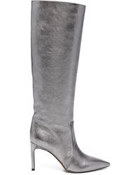 Bettina Vermillon - Metallic Knee-high Boots - Lyst