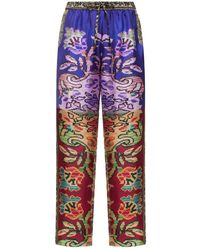 Pierre Louis Mascia - All-Over Print Trousers - Lyst