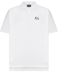Balenciaga - Cotton Pique Polo Shirt With Sport Icon Logo - Lyst