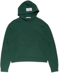 Acne Studios - Knitted Long-Sleeve Hoodie - Lyst