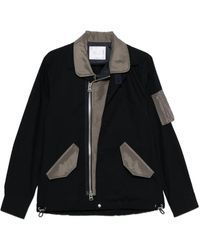 Sacai - Oxford Nylon Cotton Jacket - Lyst