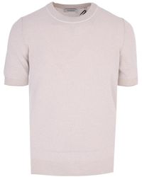 Gran Sasso - Waffle-Knit Short-Sleeve T-Shirt - Lyst