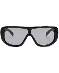 Jacquemus - Masco Lizard-Effect Sunglasses - Lyst