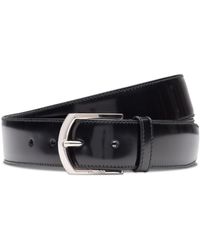 Church's - Polished Buckle-fastening Leather Belt - Lyst