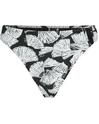 KARL LAGERFELD - Fan-Print Bikini Briefs - Lyst