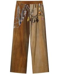 Doublet - Embroidered Distressed Trousers - Lyst