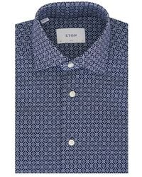 Eton - Floral-Print Shirt - Lyst