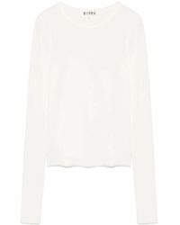ÉTERNE - Long-Sleeve Fitted Top - Lyst