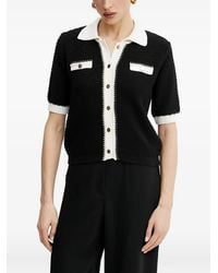 Morgan - Button Collared Cardigan - Lyst