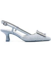 Roberto Festa - 65Mm Stefi Slingback Pumps - Lyst