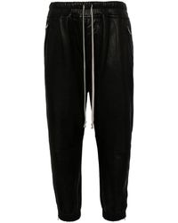Rick Owens - クロップド レザーパンツ - Lyst