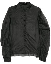 Rundholz - See-Through Asymmetric Shirt - Lyst