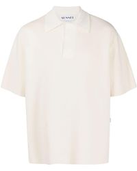 Sunnei - Fine-knit Cotton Polo Shirt - Lyst