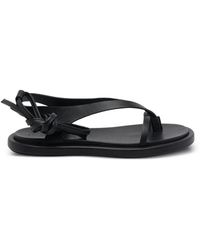 Poeve - Flavia Lace-Up Sandals - Lyst