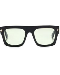 Tom Ford - Fausto Square-Frame Sunglasses - Lyst