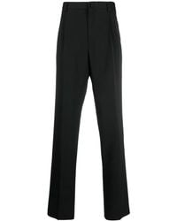 Lanvin - Straight Leg Wool Trousers - Lyst