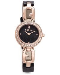 Furla - Arch Crystal-Embellished 25Mm Watch - Lyst