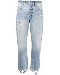 FRAME - Vaqueros slim con efecto degradado - Lyst
