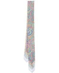 Etro - プリント シルクスカーフ - Lyst