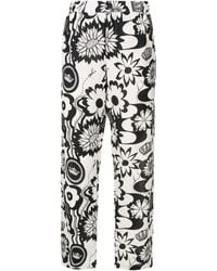 Amir Slama - Graphic-Print Straight-Leg Trousers - Lyst