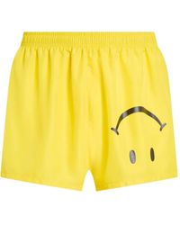 Moschino - X Smiley Nylon Swim Boxer Shorts - Lyst